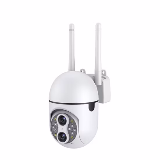 2.0MP Ipc360 풀 컬러 이중 렌즈 10X 하이브리드 줌 실내 PTZ WiFi 카메라