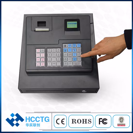 현금 서랍을 갖춘 가장 저렴한 전자 금전 등록기 소매 POS 소프트웨어 POS 시스템(ECR600)